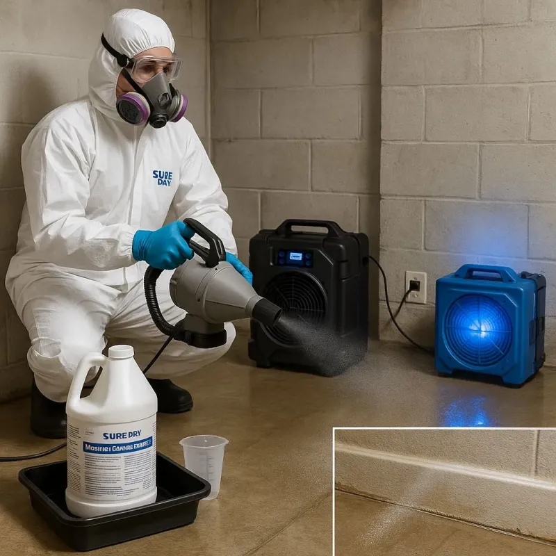 Sanitization and Odor Removal process in Brier, WA